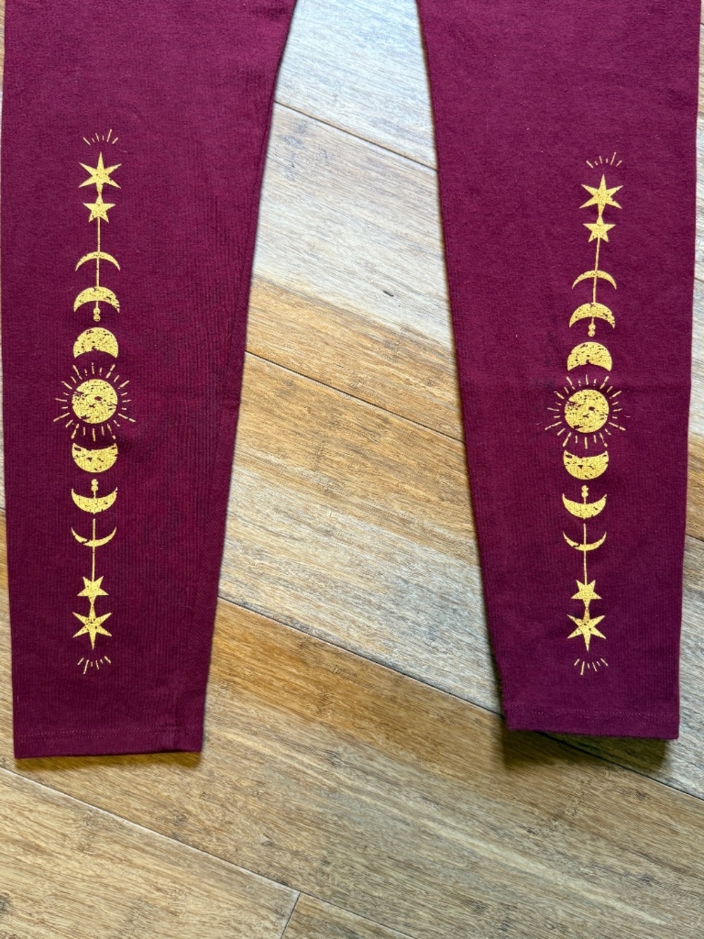 Soul Flower leggings- sun, moon and stars- size Medium - Picture 5 of 8